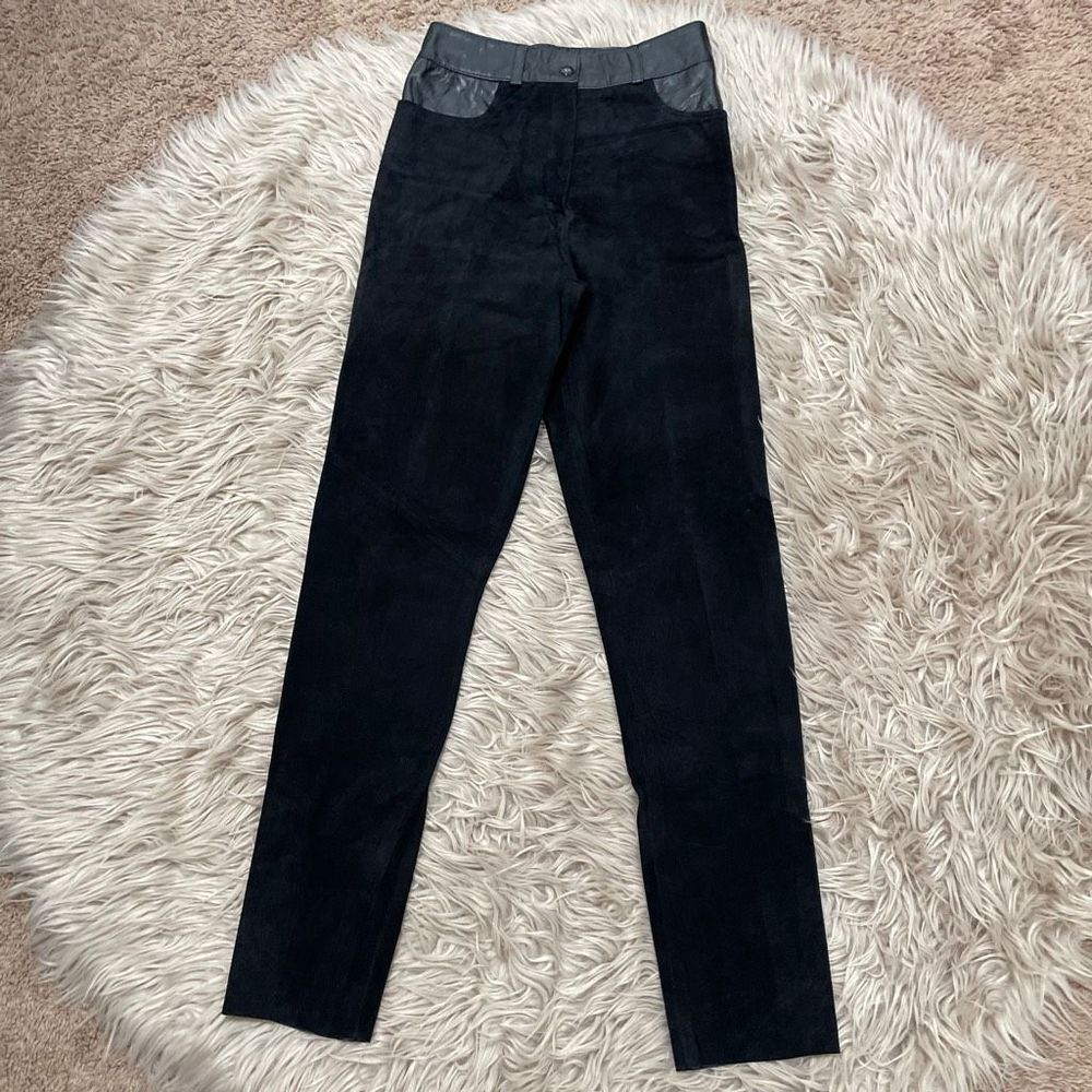 Vintage Philip Noel suede pants size 8